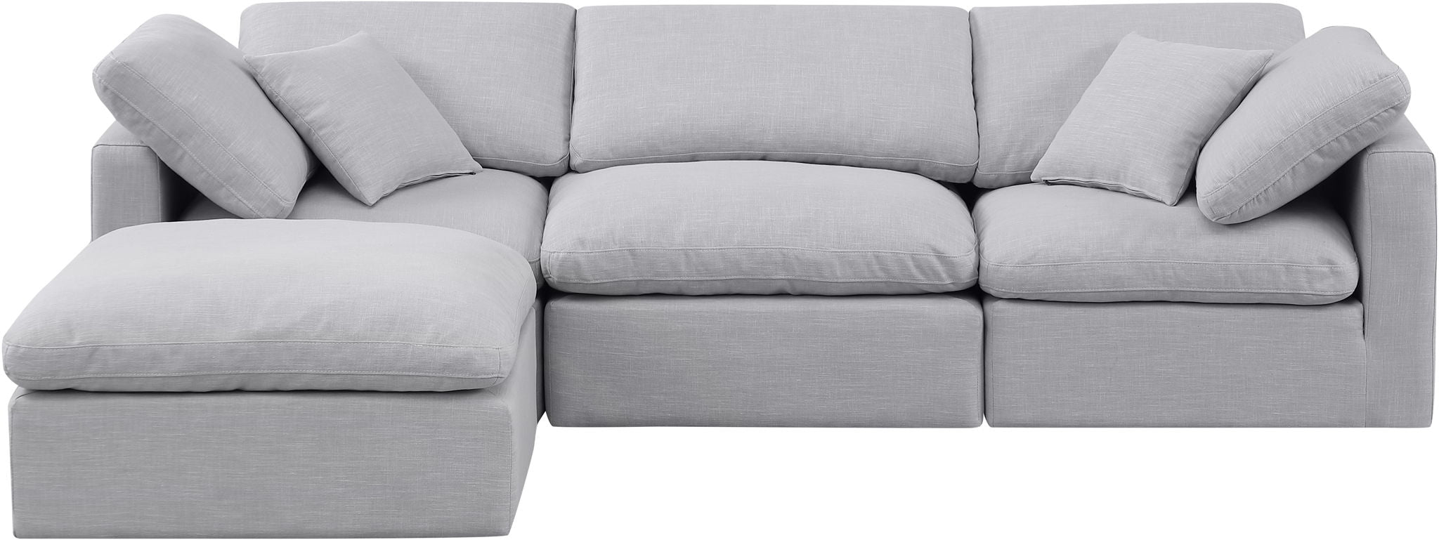 Indulge - Linen 4 Piece Modular Sectional With Chaise - Urban Living Furniture (Los Angeles, CA)