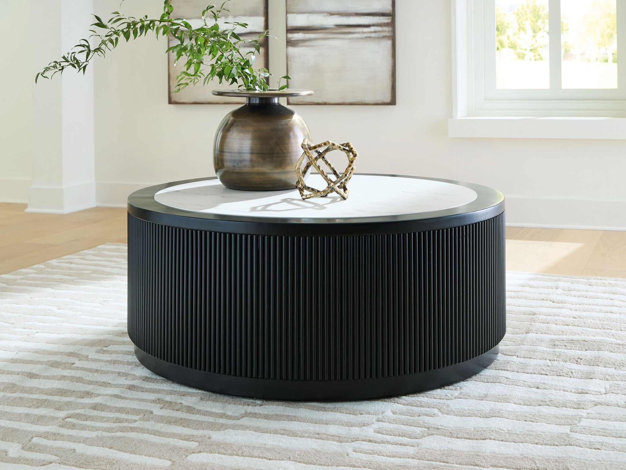 Grayman - Round Table - Urban Living Furniture (Los Angeles, CA)