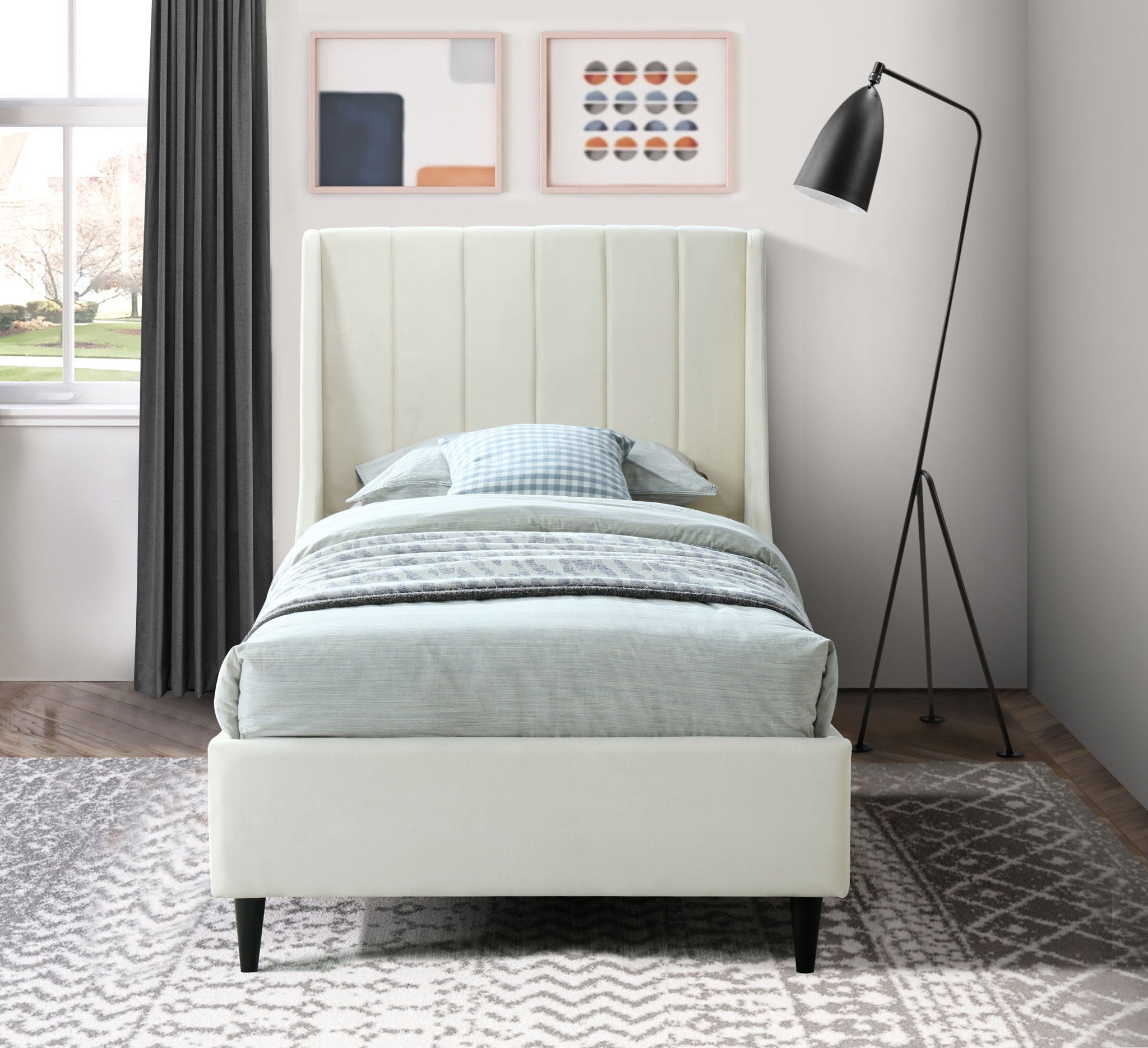Eva - Velvet Bed - Urban Living Furniture (Los Angeles, CA)