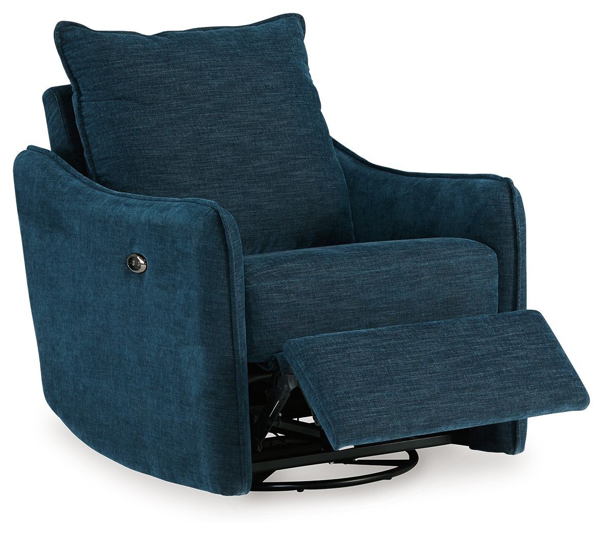 Mcburg - Swivel Power Recliner - Navy - Urban Living Furniture (Los Angeles, CA)