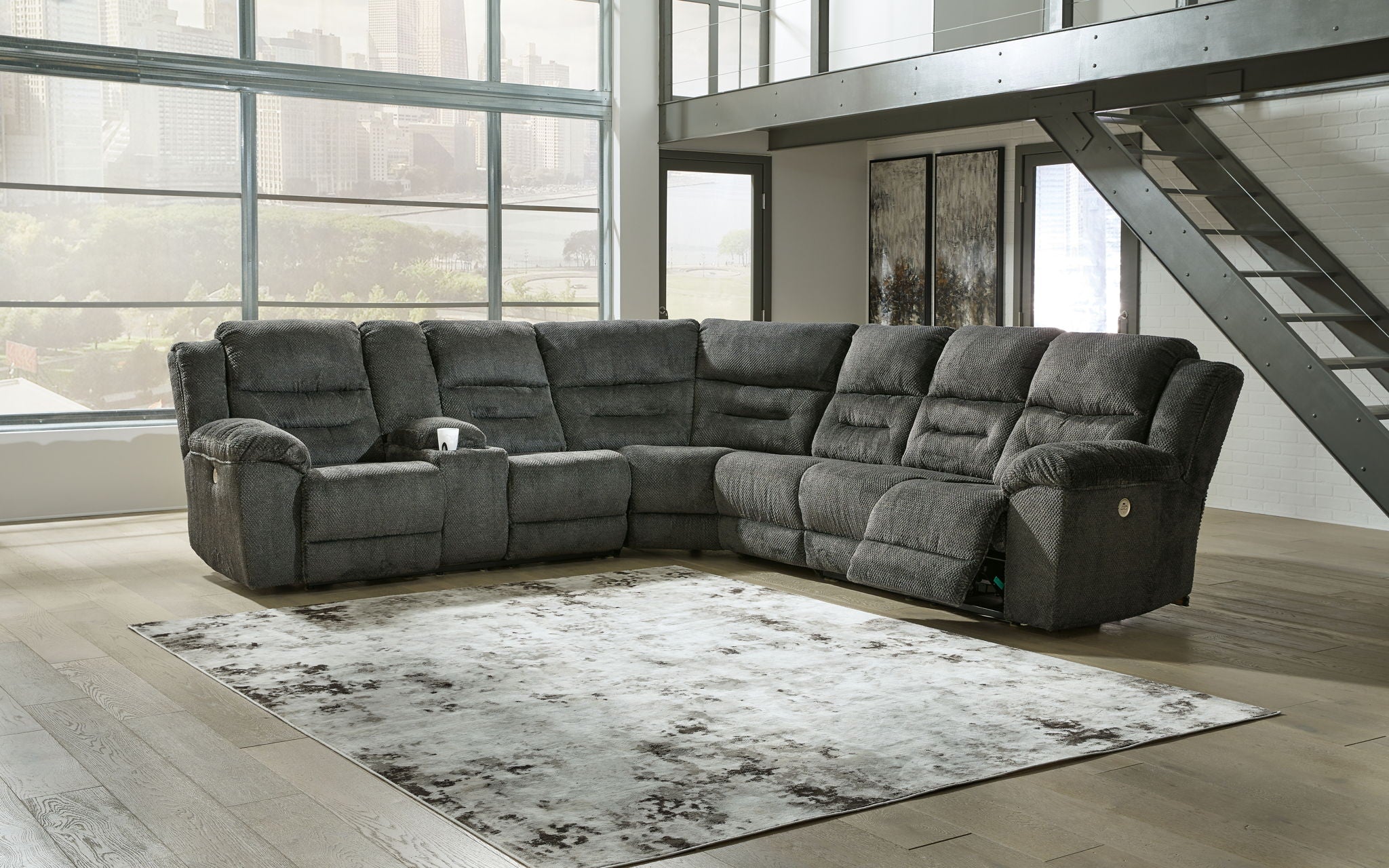 Nettington - Power Reclining Sectional - Urban Living Furniture (Los Angeles, CA)