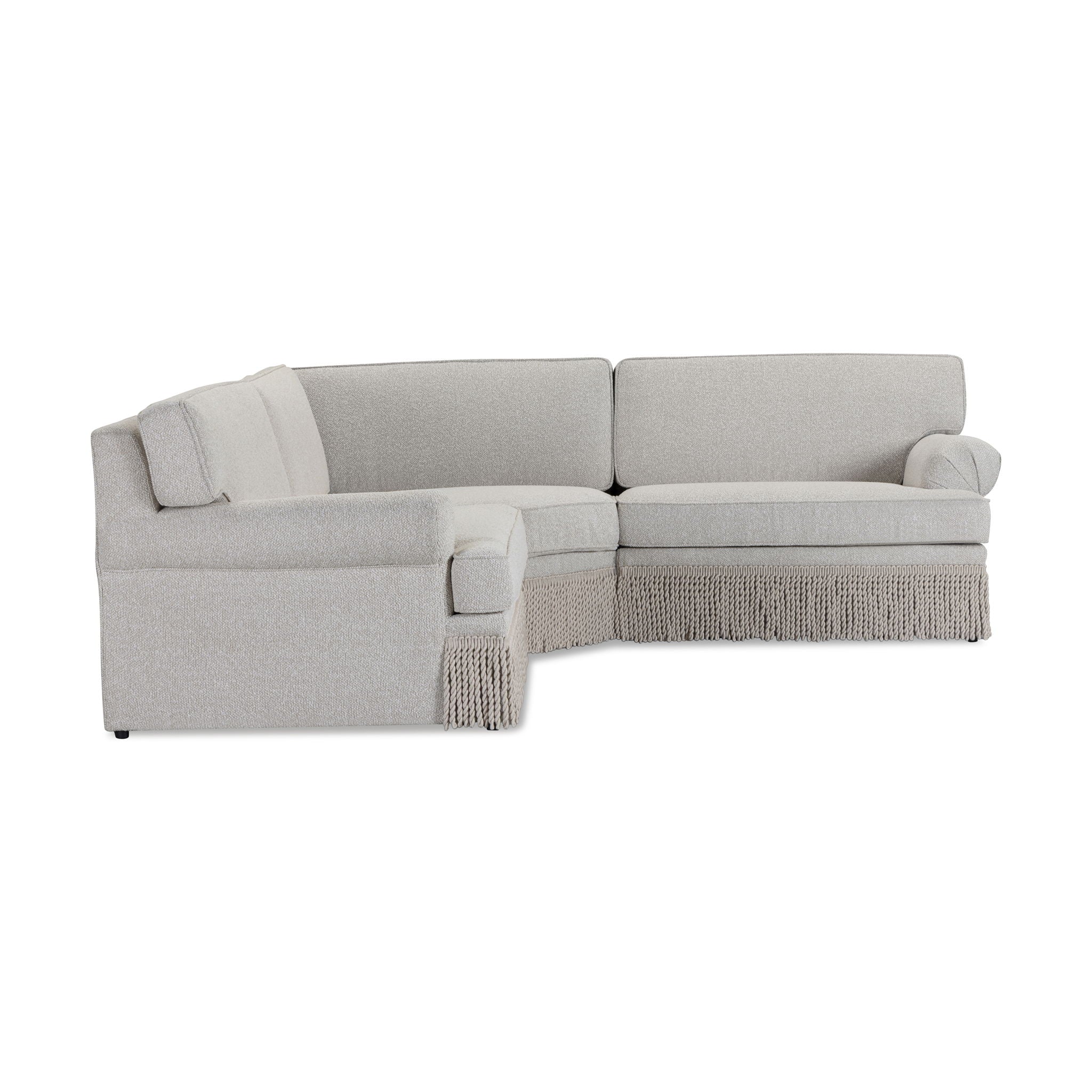 Yvette - 3-Piece Performance Boucle L-Sectional - Warm Gray - Urban Living Furniture (Los Angeles, CA)