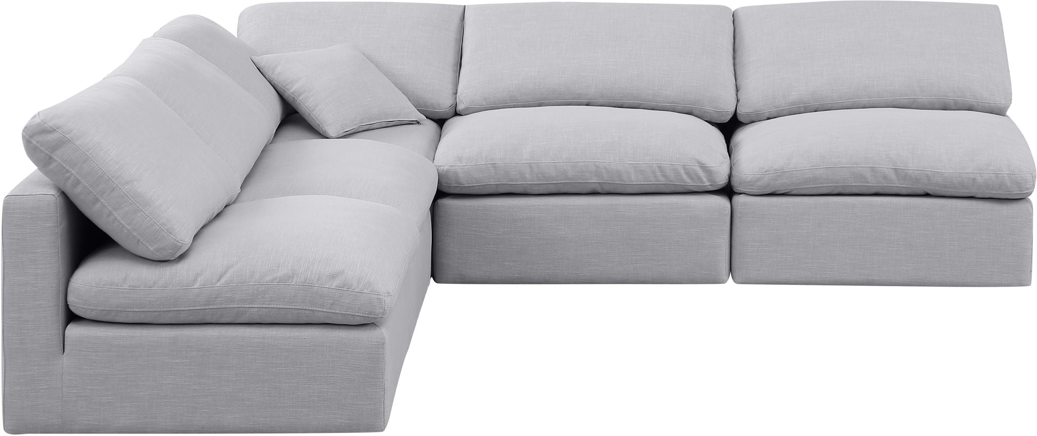 Indulge - Linen 5 Piece Modular Corner Armless Sectional - Urban Living Furniture (Los Angeles, CA)