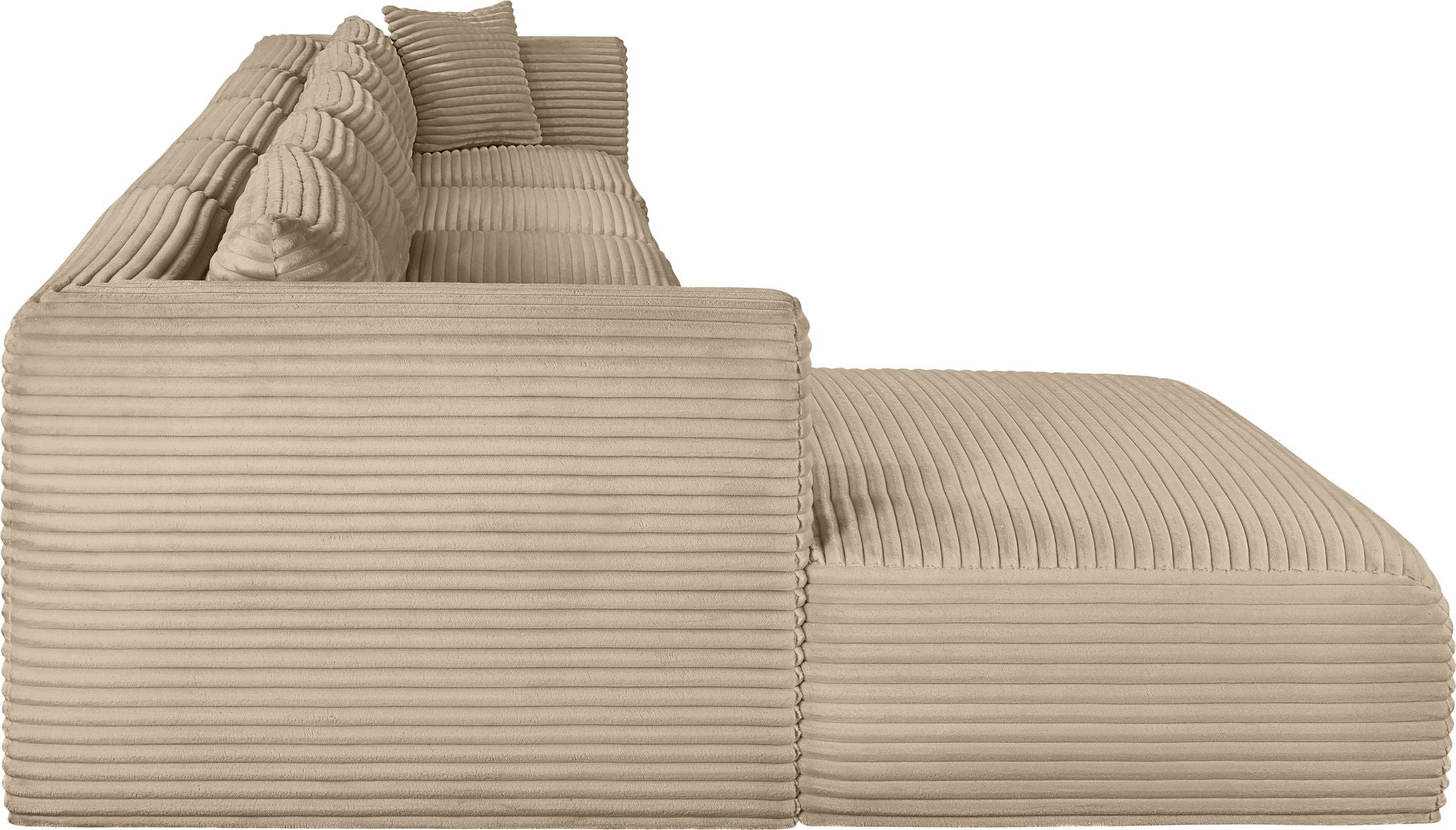 Shaggy - Fabric 5 Piece Modular Sectional With Chaise - Urban Living Furniture (Los Angeles, CA)
