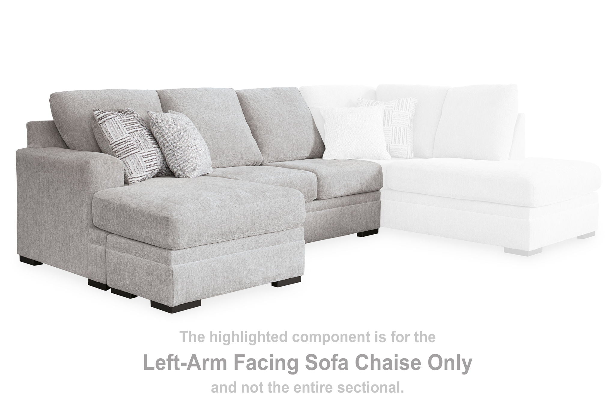 Gabyleigh - Nickel - Laf Sofa Chaise - Urban Living Furniture (Los Angeles, CA)