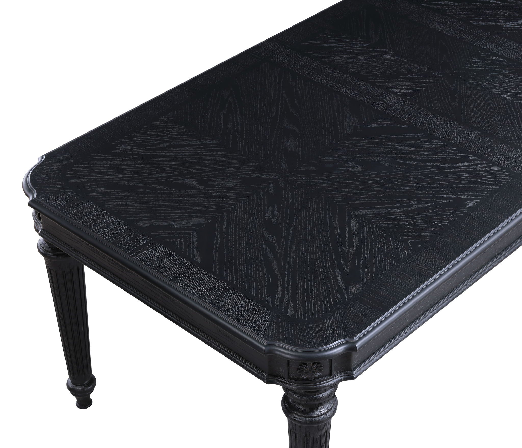 Kingsbury - Dining Table (18 Leaf) - Black - Urban Living Furniture (Los Angeles, CA)