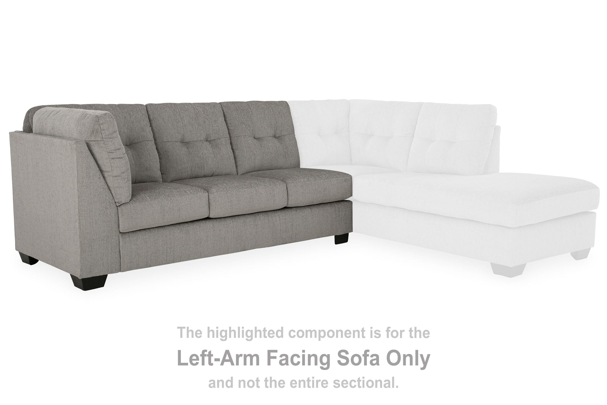 Lanelly - Alloy - Laf Sofa - Urban Living Furniture (Los Angeles, CA)