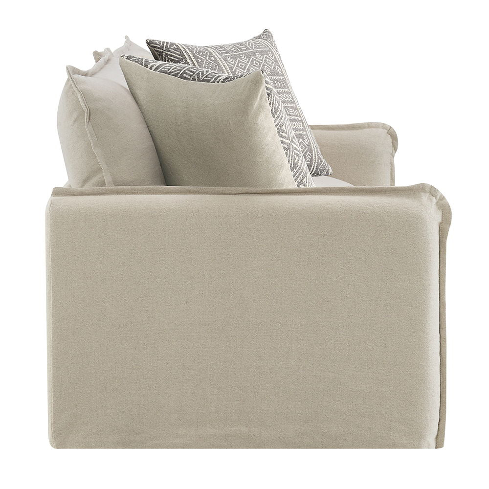 Upendo - Loveseat With 2 Pillows - Beige Linen - Urban Living Furniture (Los Angeles, CA)