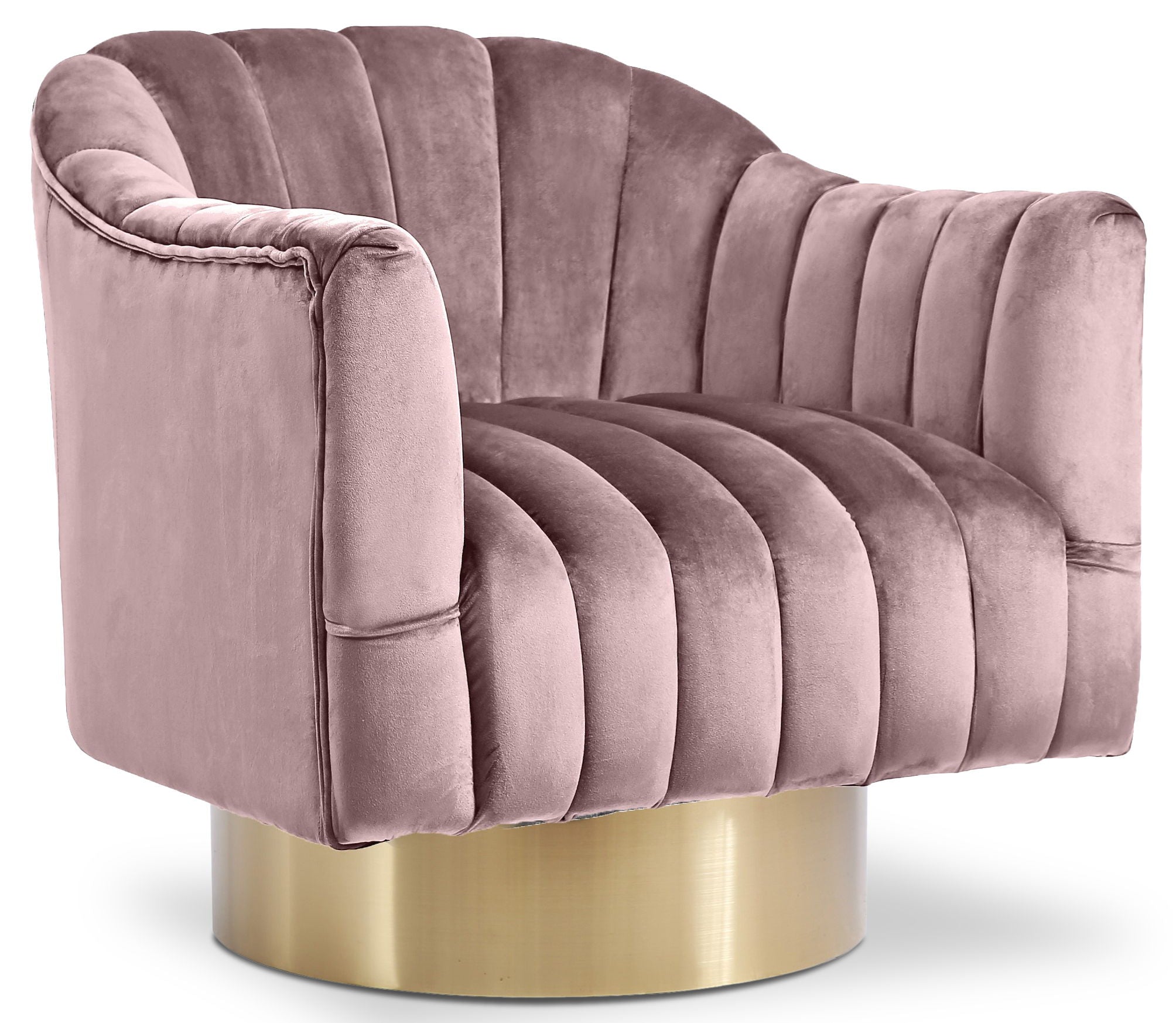 Farrah - Accent Chair with Gold Base - Urban Living Furniture (Los Angeles, CA)