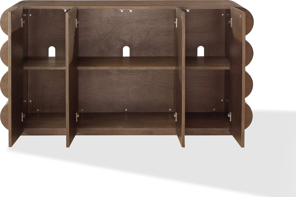 Mataranka - Four Door Walnut Sideboard - Bistre