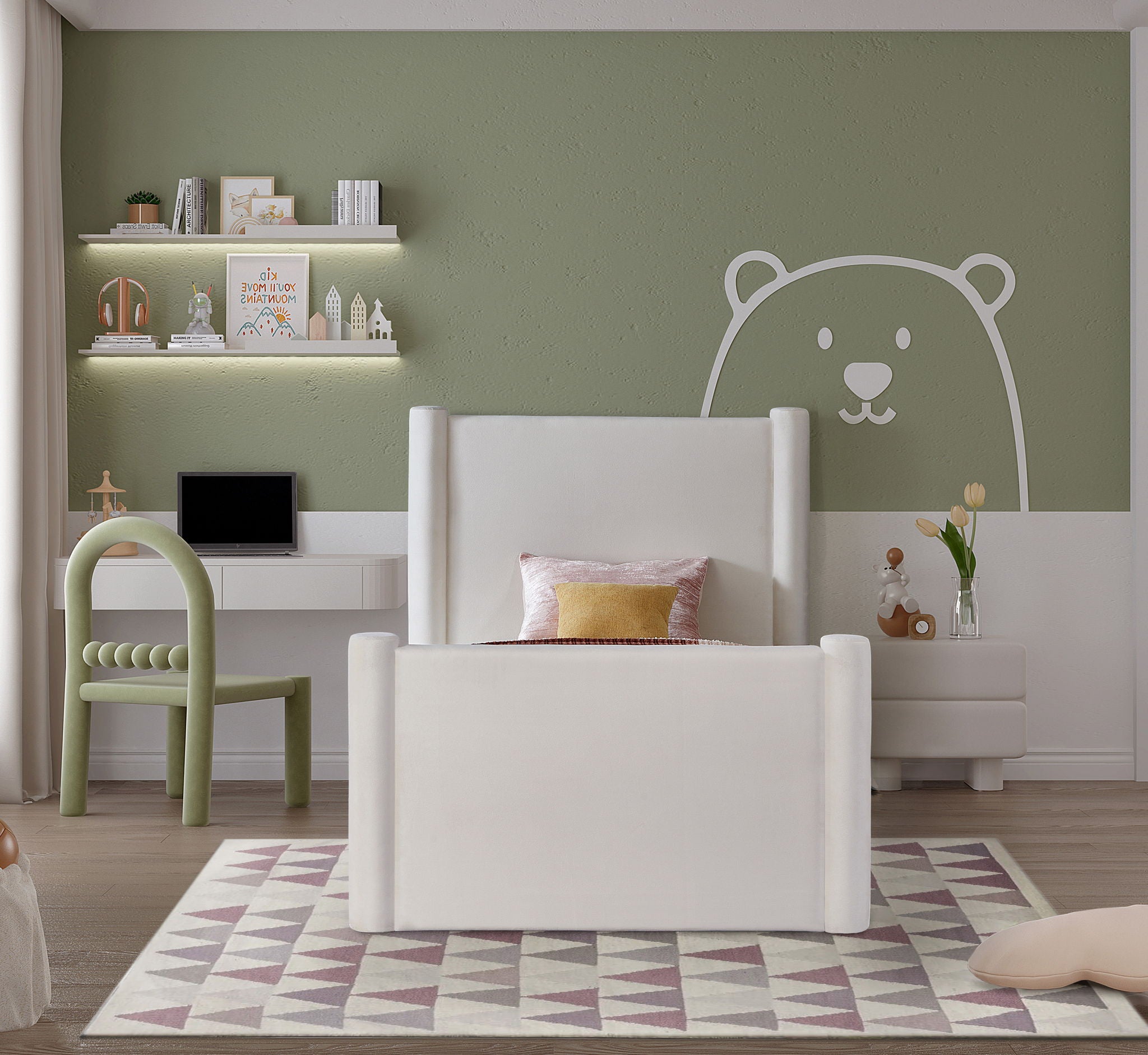 Elias - Velvet Bed - Urban Living Furniture (Los Angeles, CA)