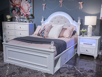 Kozlani - White - Full Upholstered Panel Headboard - Urban Living Furniture (Los Angeles, CA)