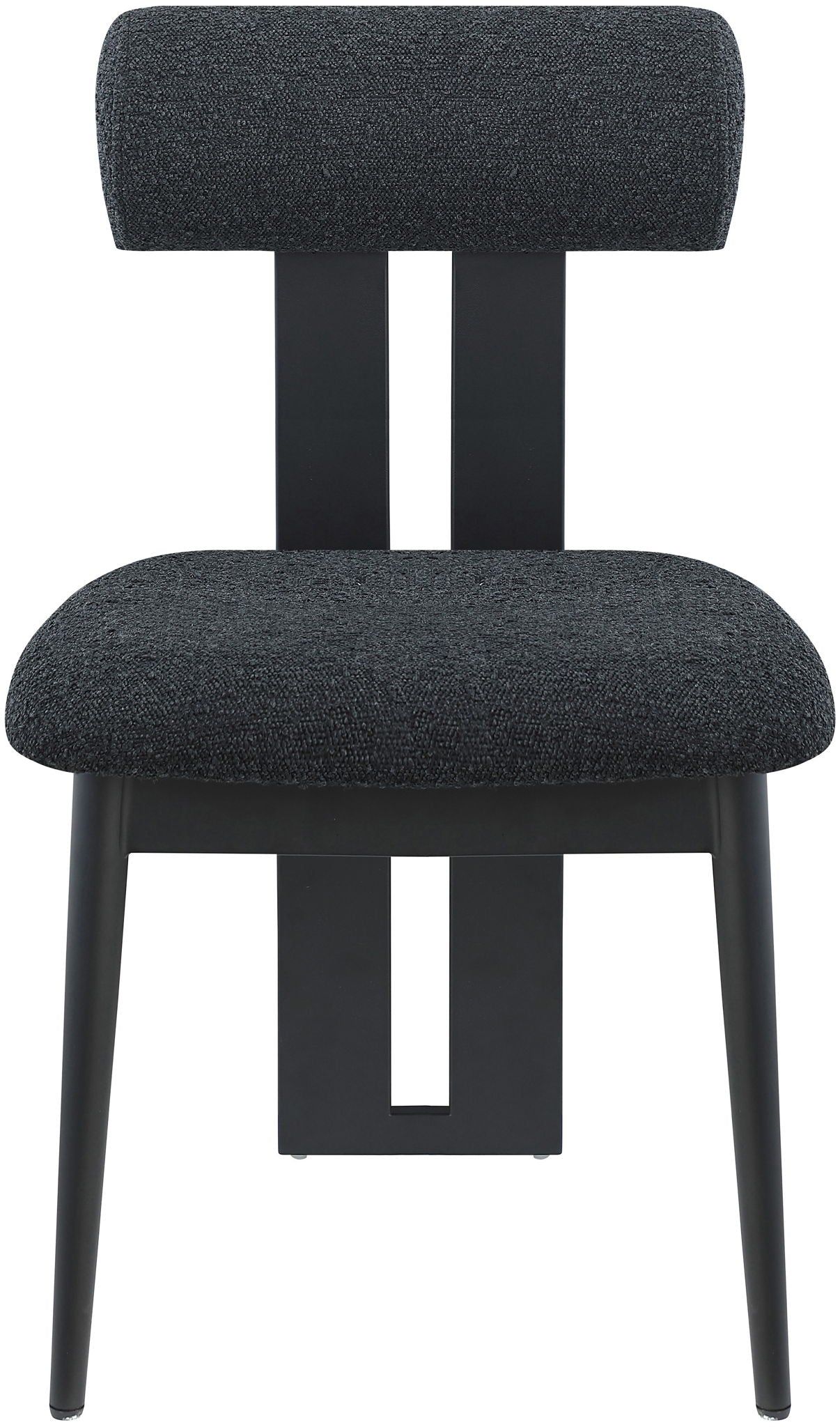 Dario - Boucle Dining Chair With Black Frame (Set of 2) - Urban Living Furniture (Los Angeles, CA)
