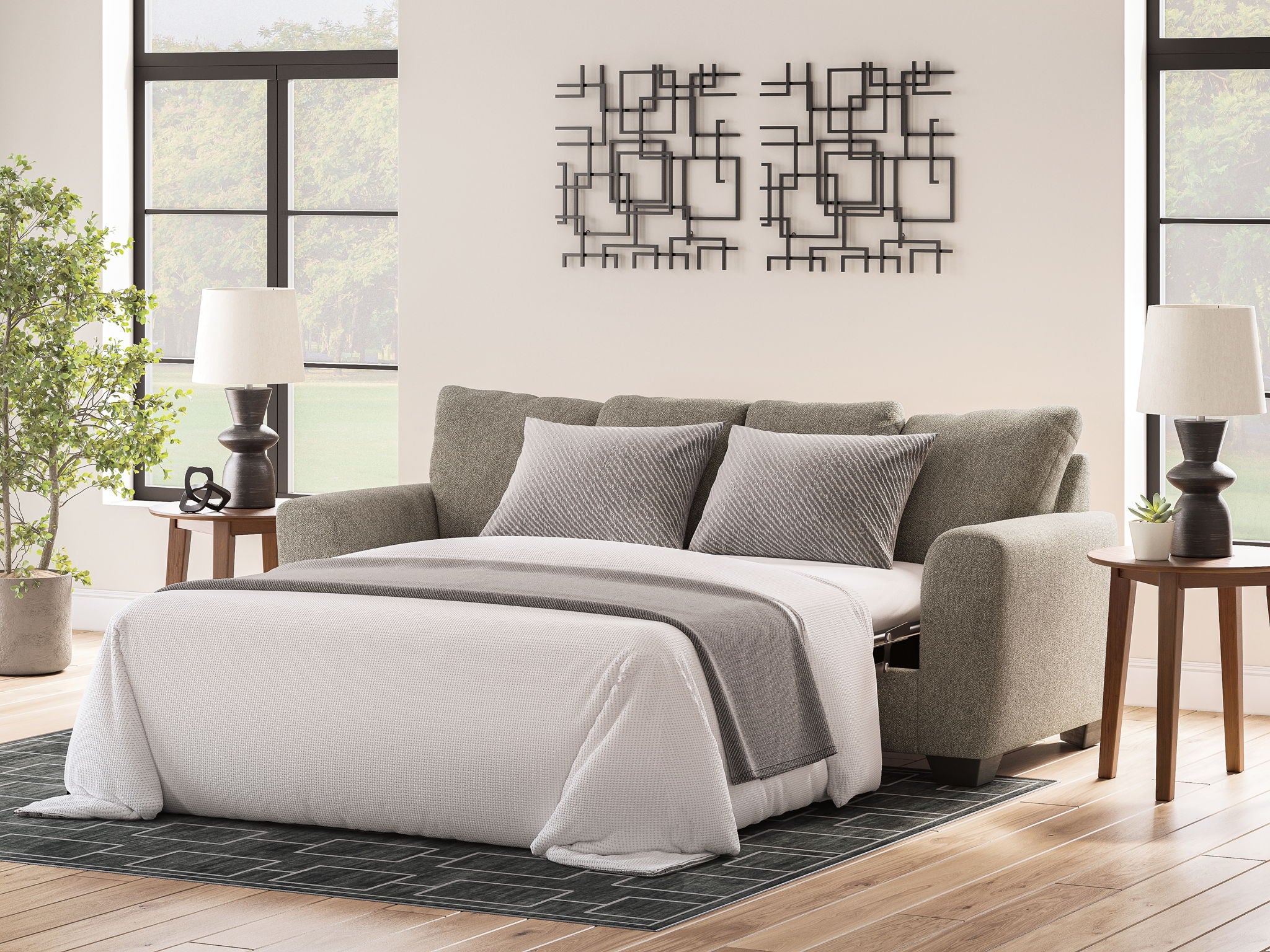 Triston-Peaks - Queen Sofa Sleeper - Suede - Urban Living Furniture (Los Angeles, CA)