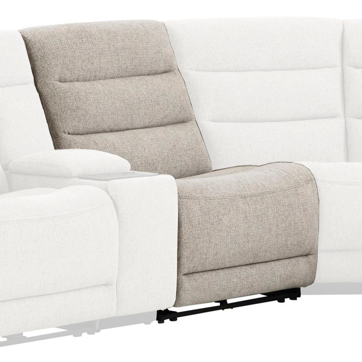 Felix - Power ZG Armless Recliner P2 - Mari Fawn - Urban Living Furniture (Los Angeles, CA)