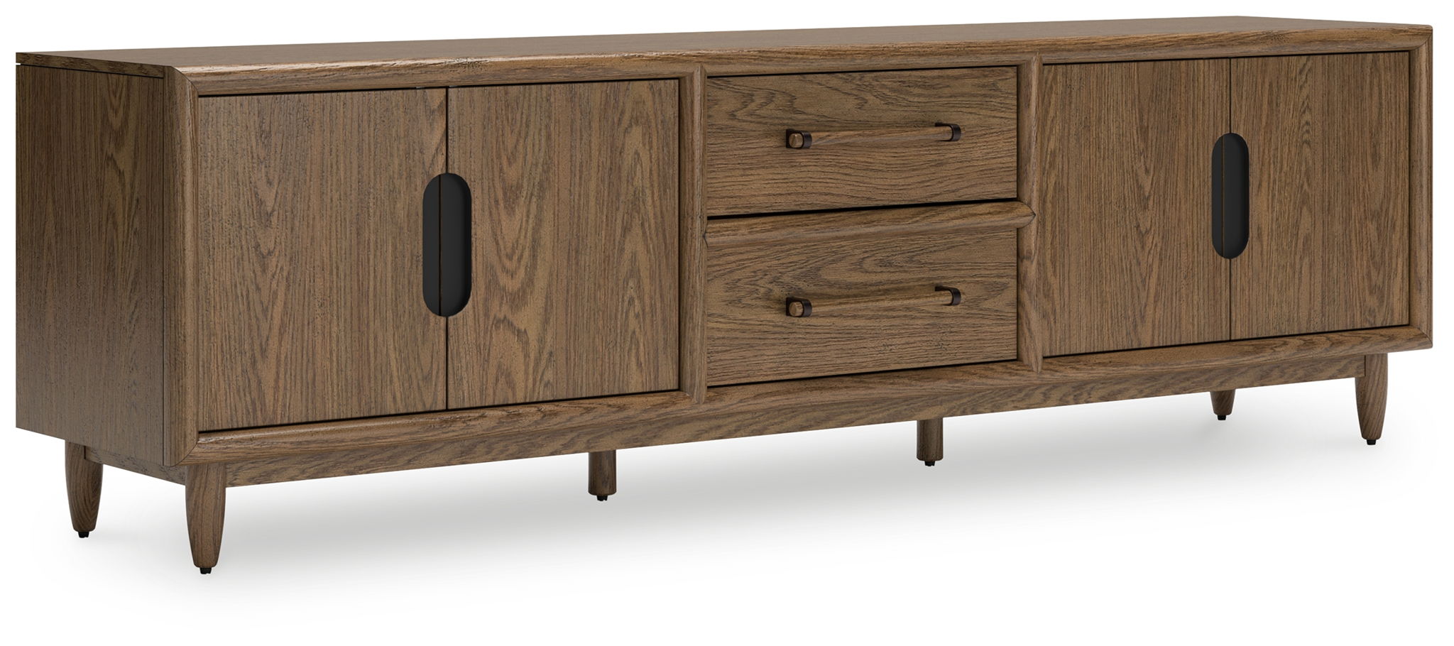 Roanhowe - Brown - Extra Large TV Stand - Urban Living Furniture (Los Angeles, CA)