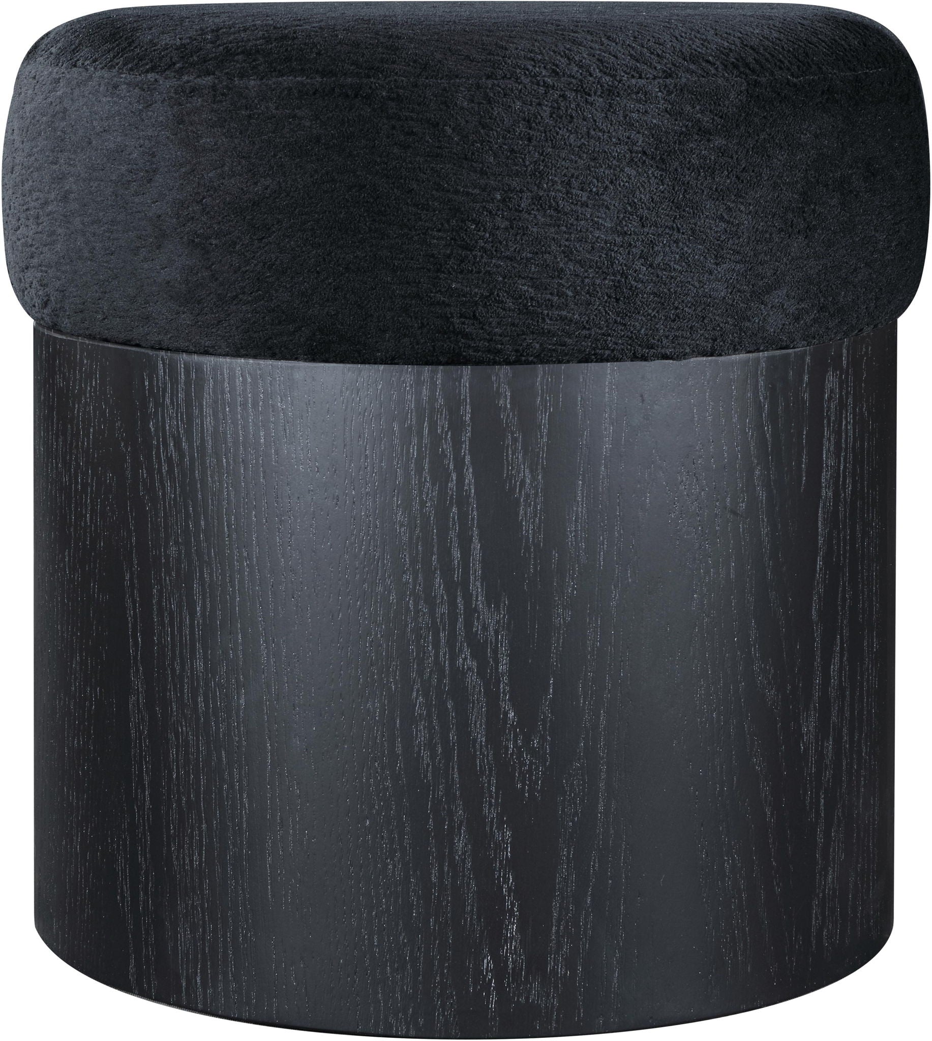 Nimes - Ottoman / Stool With Black Base - Urban Living Furniture (Los Angeles, CA)