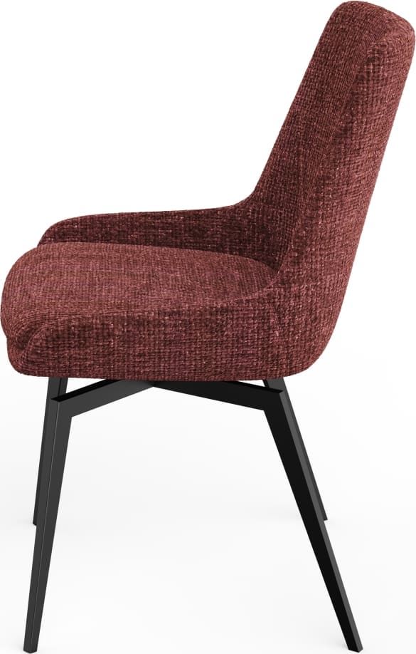 Ceo - 180 Degree Return Swivel Upholstered Dining Chair (Set of 2)