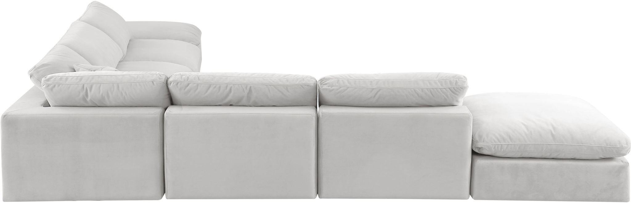 Comfy - 7 Piece Velvet Modular Corner Sectional - Urban Living Furniture (Los Angeles, CA)