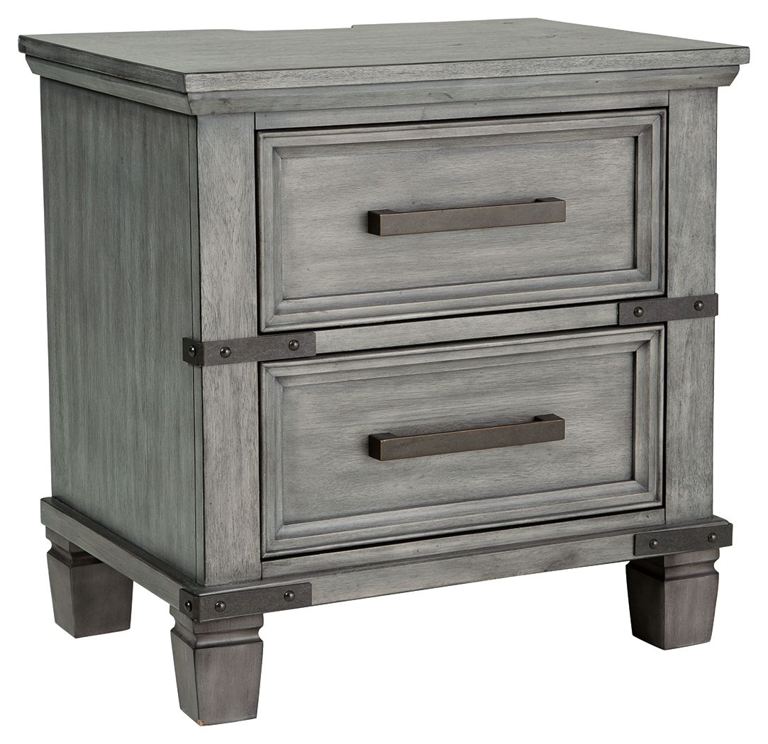 Russelyn - Gray - Two Drawer Night Stand - Urban Living Furniture (Los Angeles, CA)