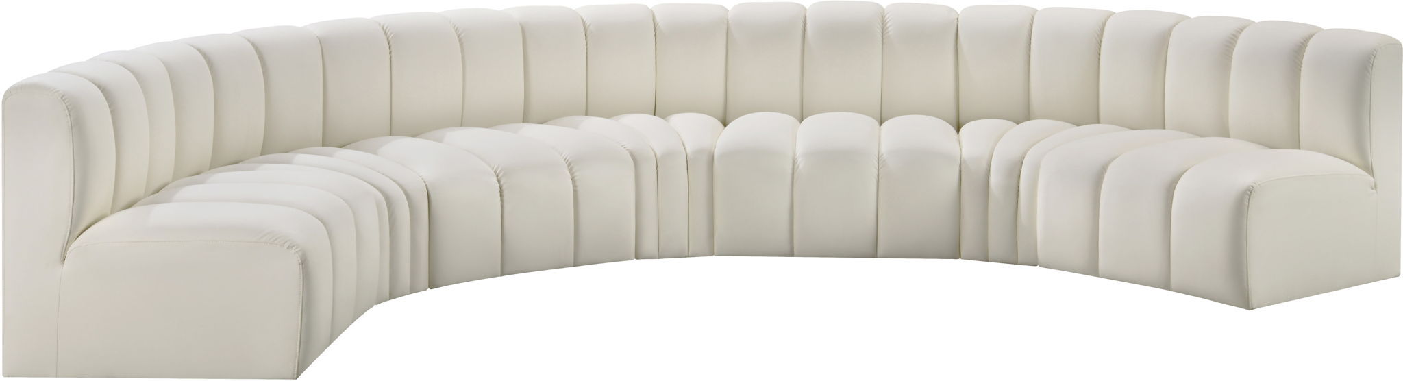 Arc - Faux Leather 7 Piece U-Shaped Modular Sofa - Urban Living Furniture (Los Angeles, CA)