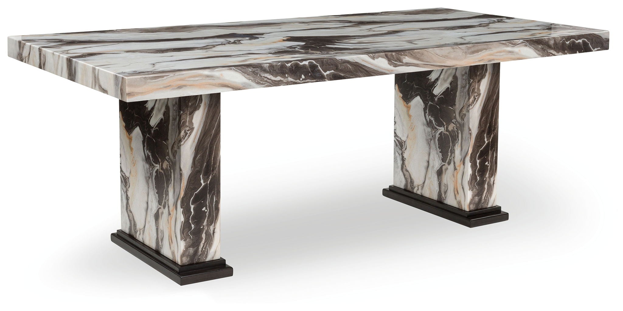 Jeshina - Dark Brown / Beige - Dining Table - Urban Living Furniture (Los Angeles, CA)