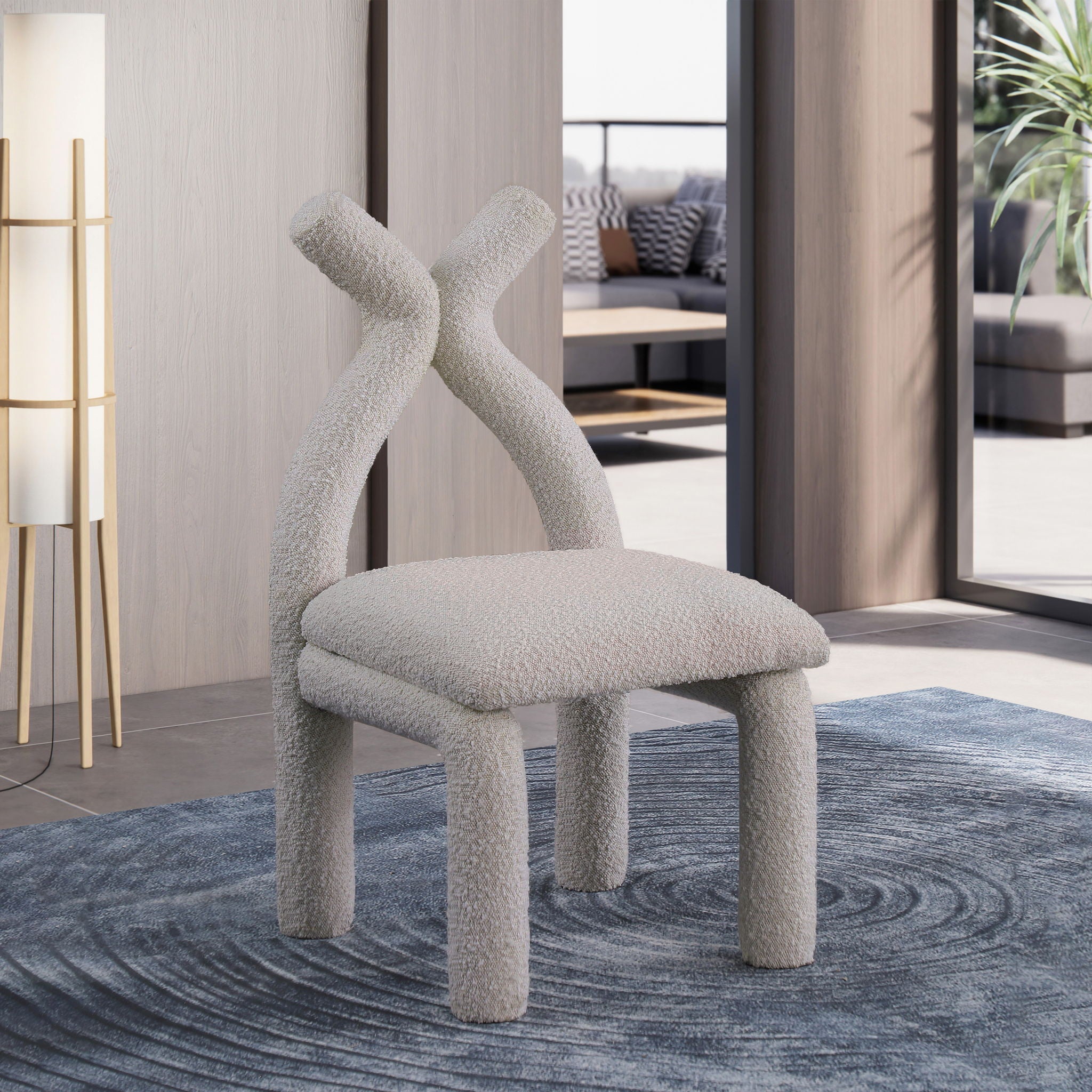 Xena - Accent / Dining Chair - Taupe - Urban Living Furniture (Los Angeles, CA)
