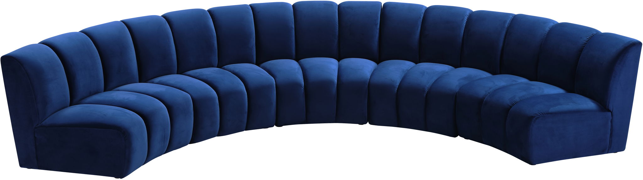 Infinity - 5 Piece Velvet Modular Sectional - Urban Living Furniture (Los Angeles, CA)
