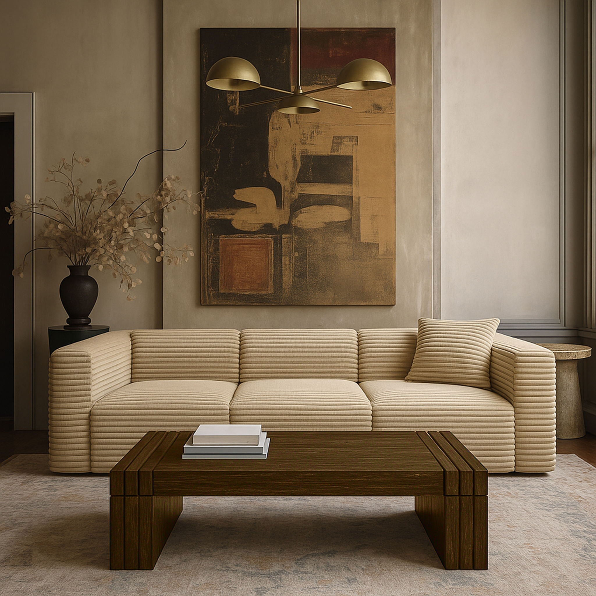 Stanton - Oak Veneer And Solid Wood Table - Urban Living Furniture (Los Angeles, CA)