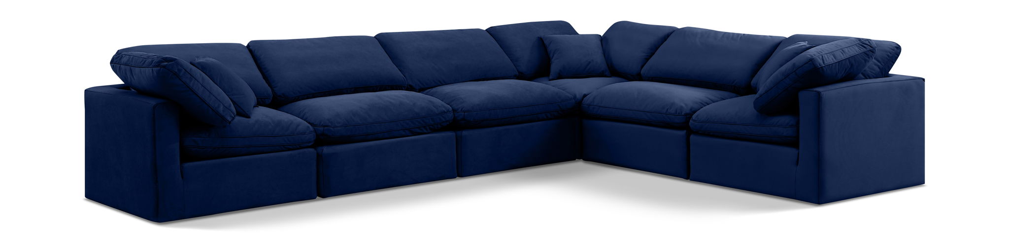 Indulge - Velvet 6 Piece Modular Corner Sectional - Urban Living Furniture (Los Angeles, CA)