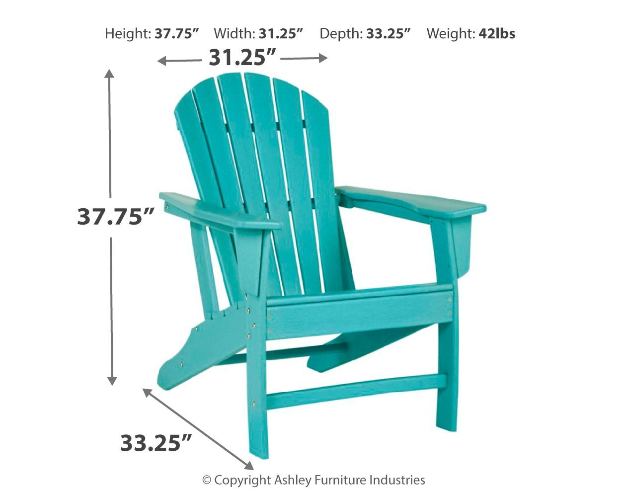 Sundown Treasure - Outdoor Adirondack Chair - Urban Living Furniture (Los Angeles, CA)