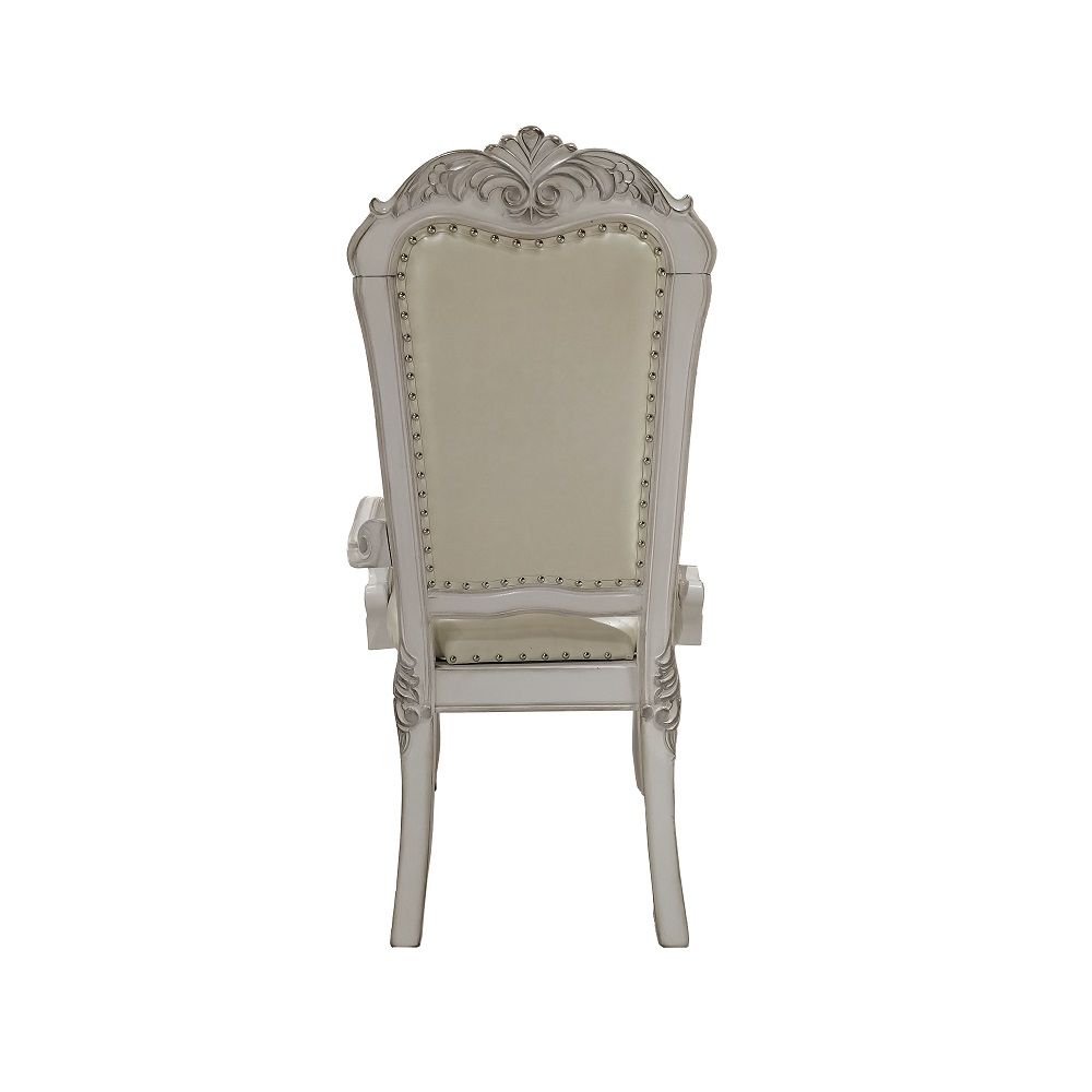 Dresden - Synthetic Leather Arm Chair (Set of 2) - Bone White - Urban Living Furniture (Los Angeles, CA)