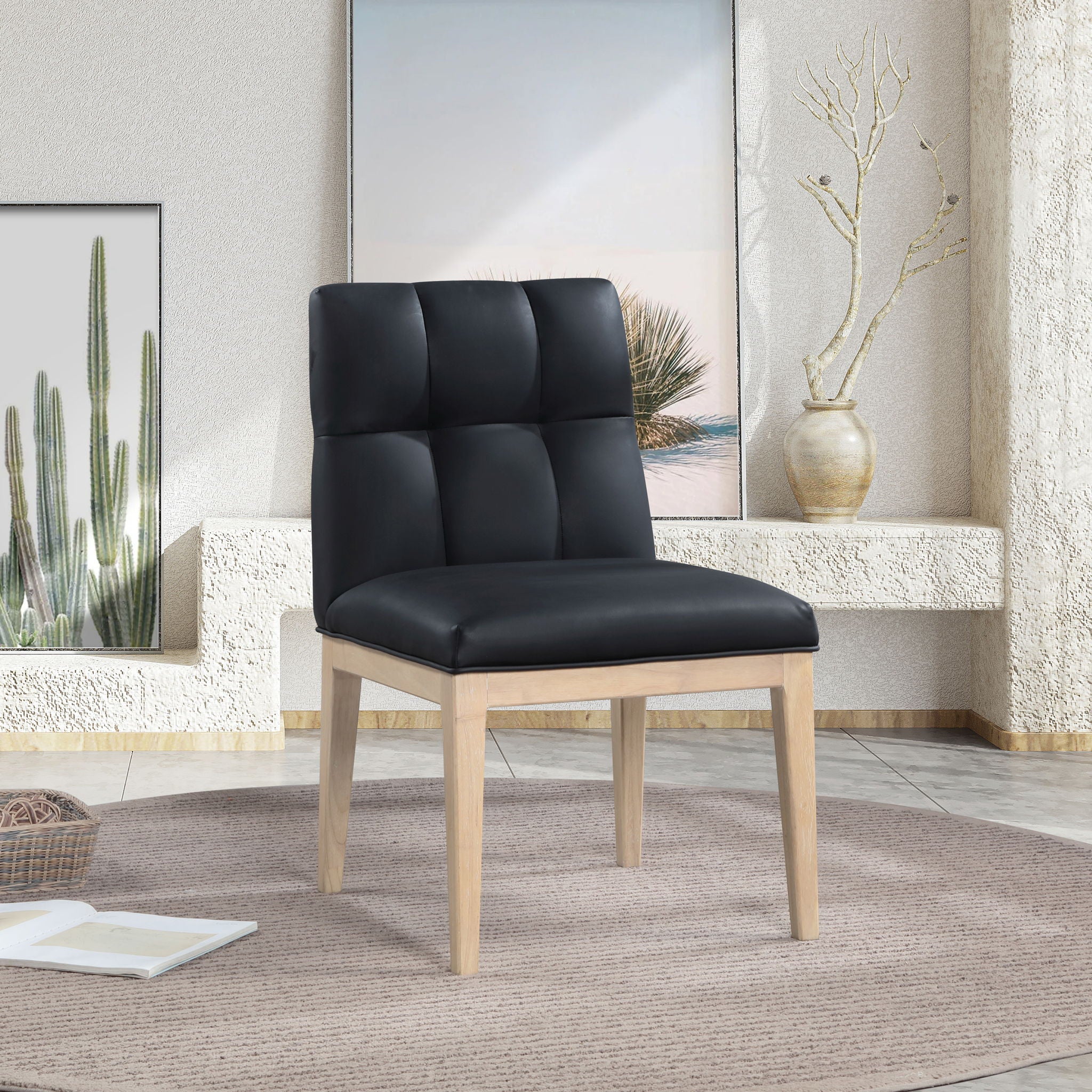 Adrian - Dining Side Chair (Set of 2) - Light Brown Legs - Urban Living Furniture (Los Angeles, CA)