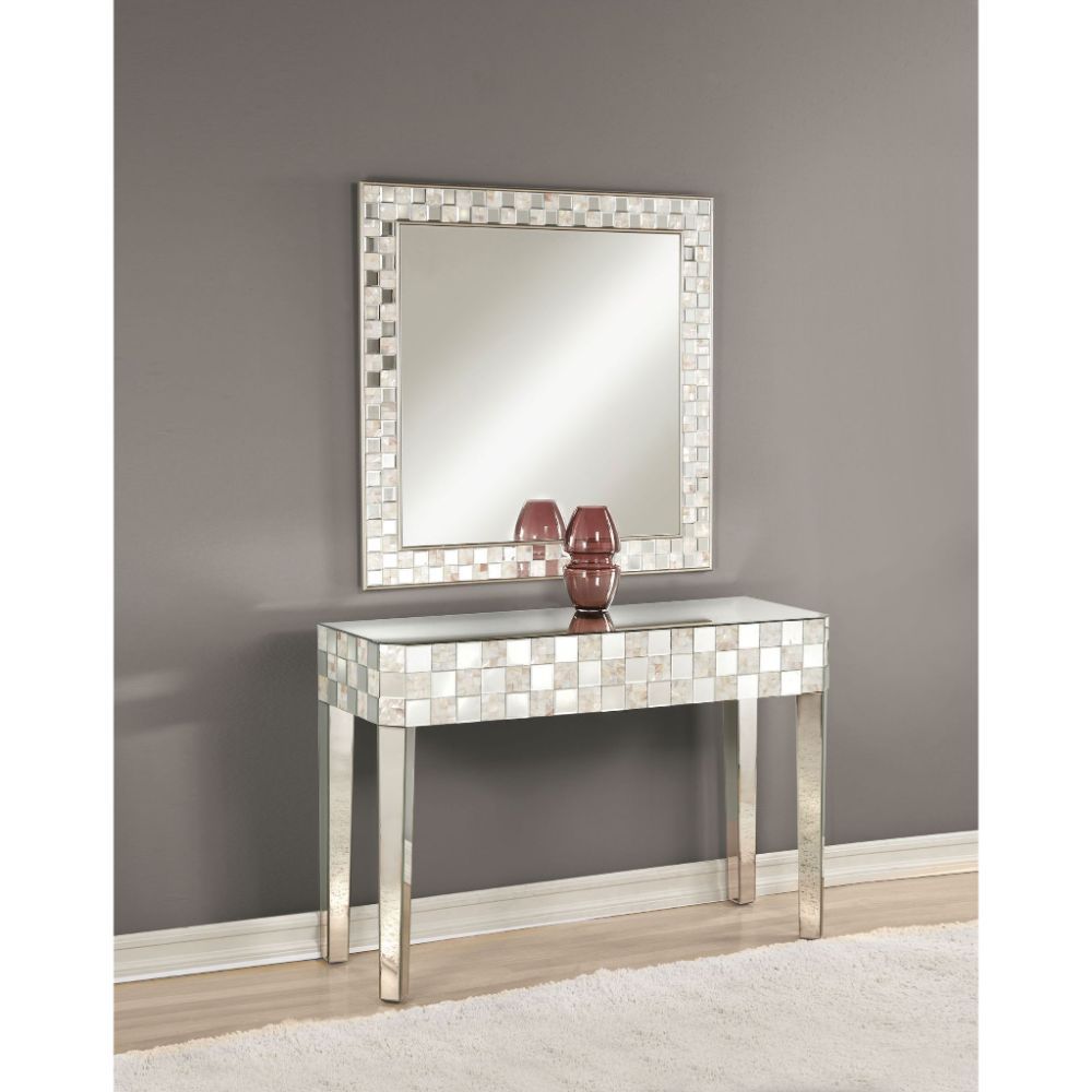 Nasa - Console Table - Mirrored & Mother of Pearl - Urban Living Furniture (Los Angeles, CA)