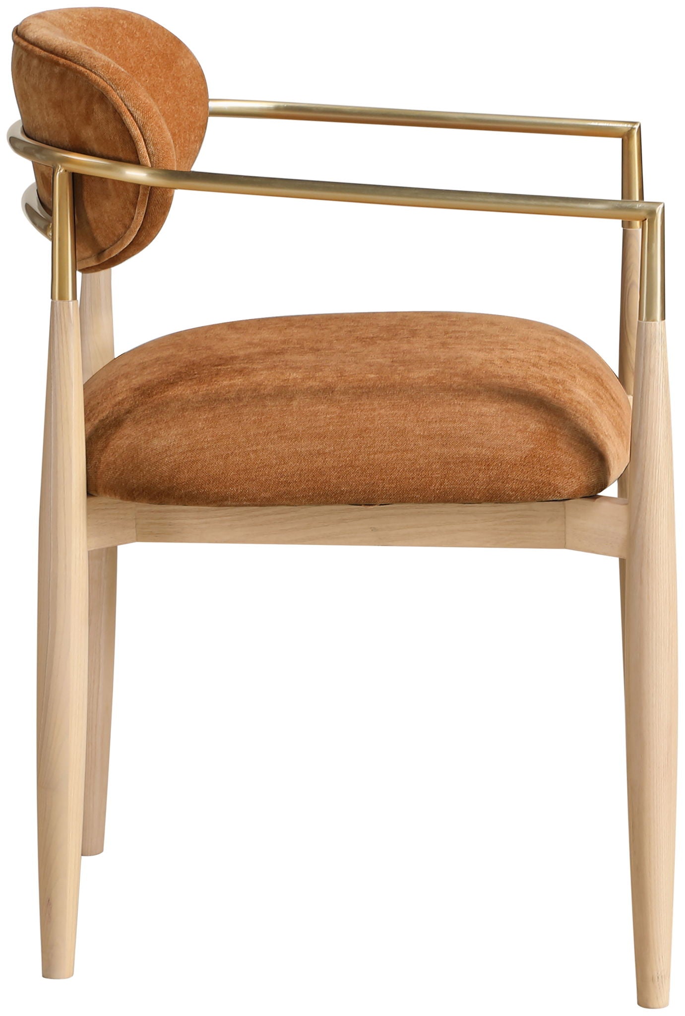 Riccio - Fabric Dining Arm Chair (Set of 2) - Natural Frame - Urban Living Furniture (Los Angeles, CA)