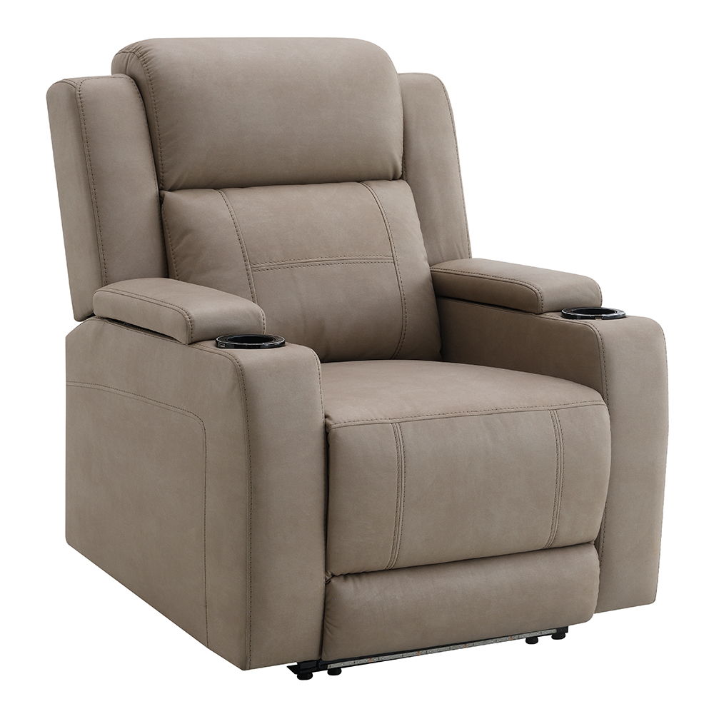 Lugo - Power Motion Recliner With Cup Holder - Camel - Urban Living Furniture (Los Angeles, CA)
