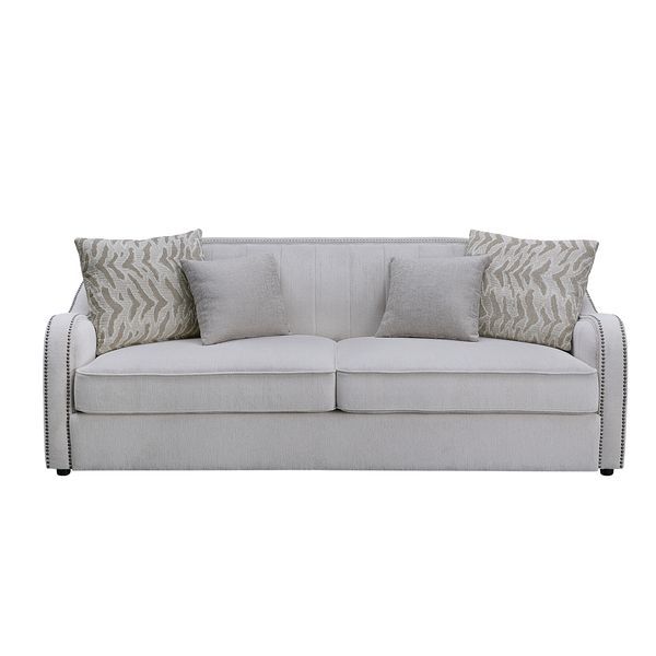 Mahler - Sofa With 4 Pillows - Beige Linen - Urban Living Furniture (Los Angeles, CA)