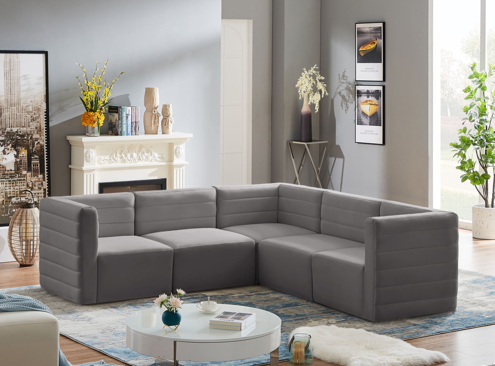 Quincy - 5 Piece Modular Sectional - Urban Living Furniture (Los Angeles, CA)