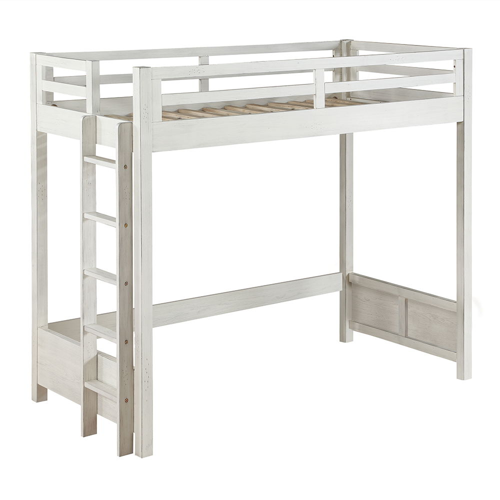 Celerina - Twin Loft Bed - Weathered White - Urban Living Furniture (Los Angeles, CA)