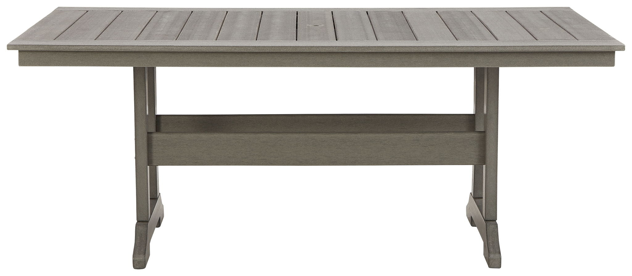 Visola - RECT Dining Table w/Umb OPT - Gray - Urban Living Furniture (Los Angeles, CA)