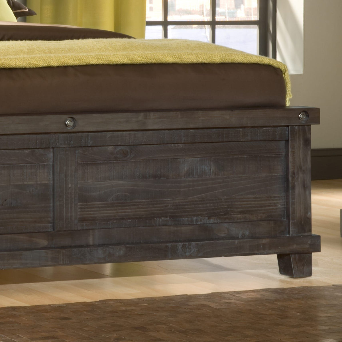 Yosemite - Solid Wood Panel Bed