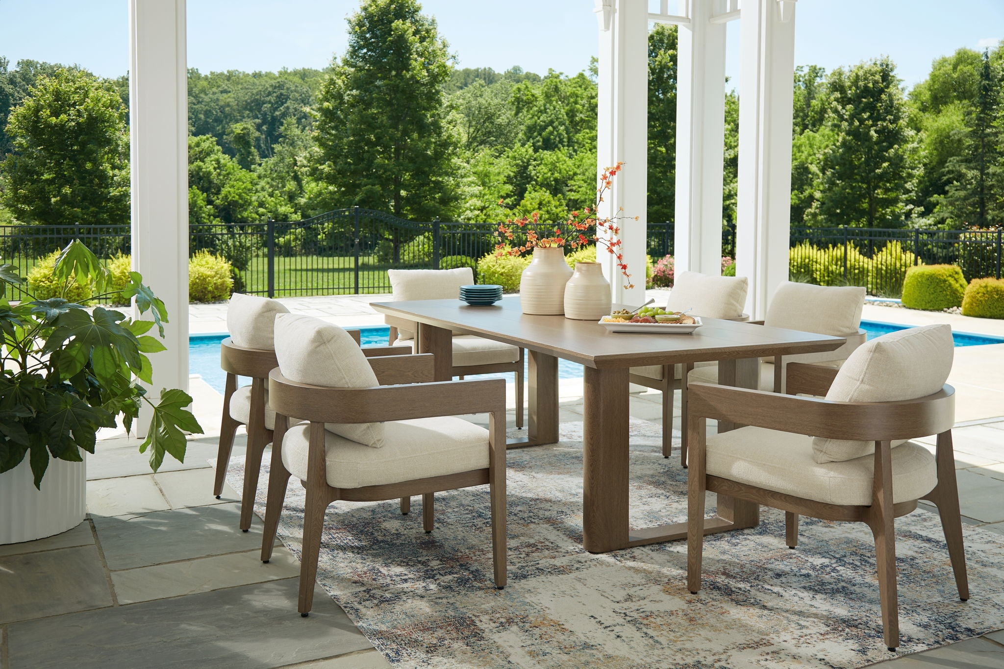 Serene Bay - Outdoor Dining Set - Urban Living Furniture (Los Angeles, CA)