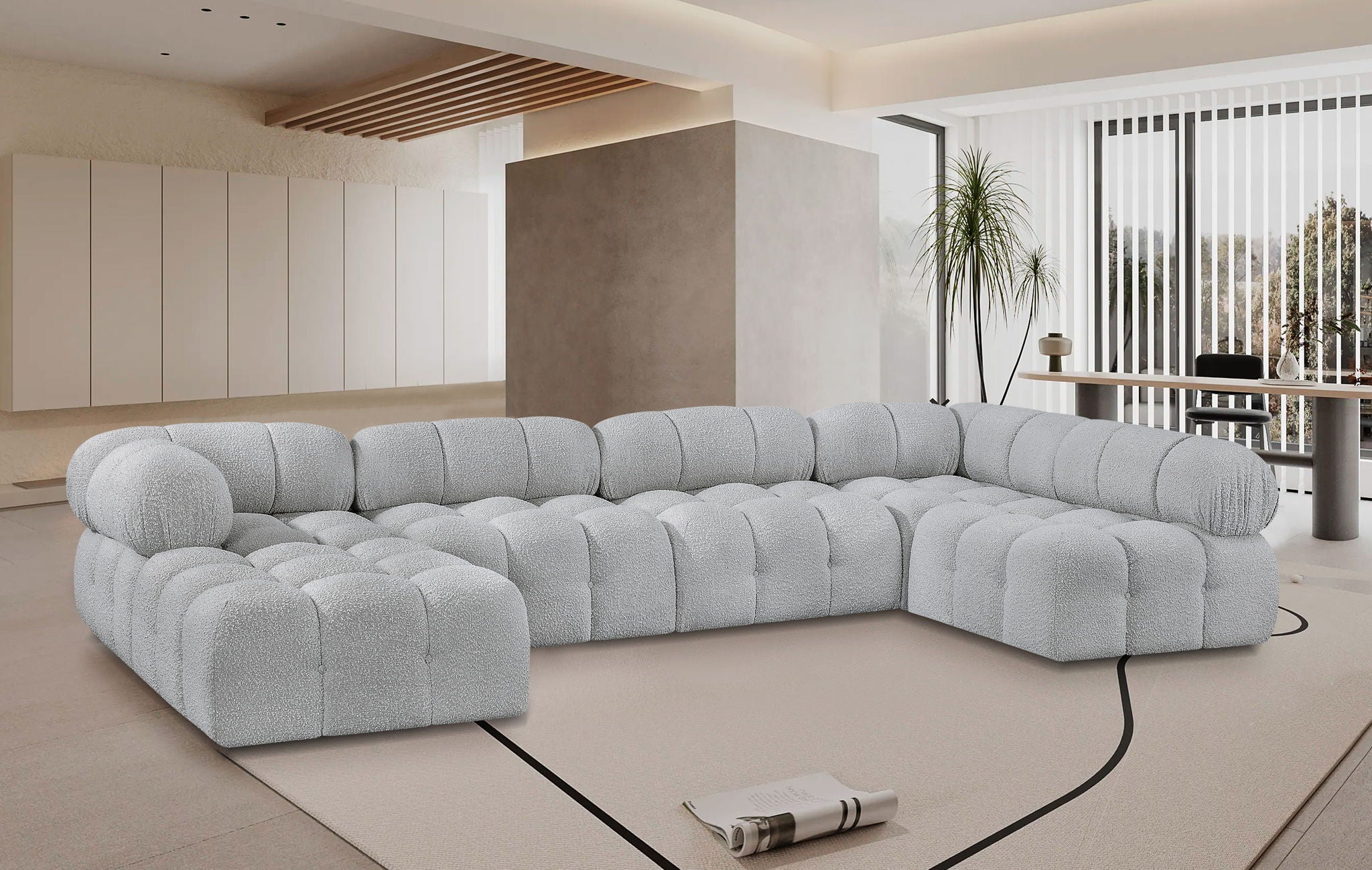 Ames - 6 Piece Modular U-Shaped Sectional - Urban Living Furniture (Los Angeles, CA)