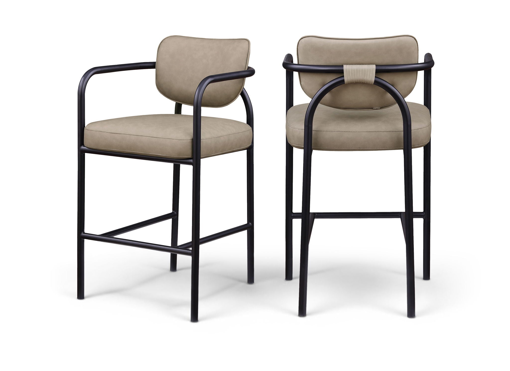 Serava - Vegan Leather Upholstered Bar Stool - Urban Living Furniture (Los Angeles, CA)