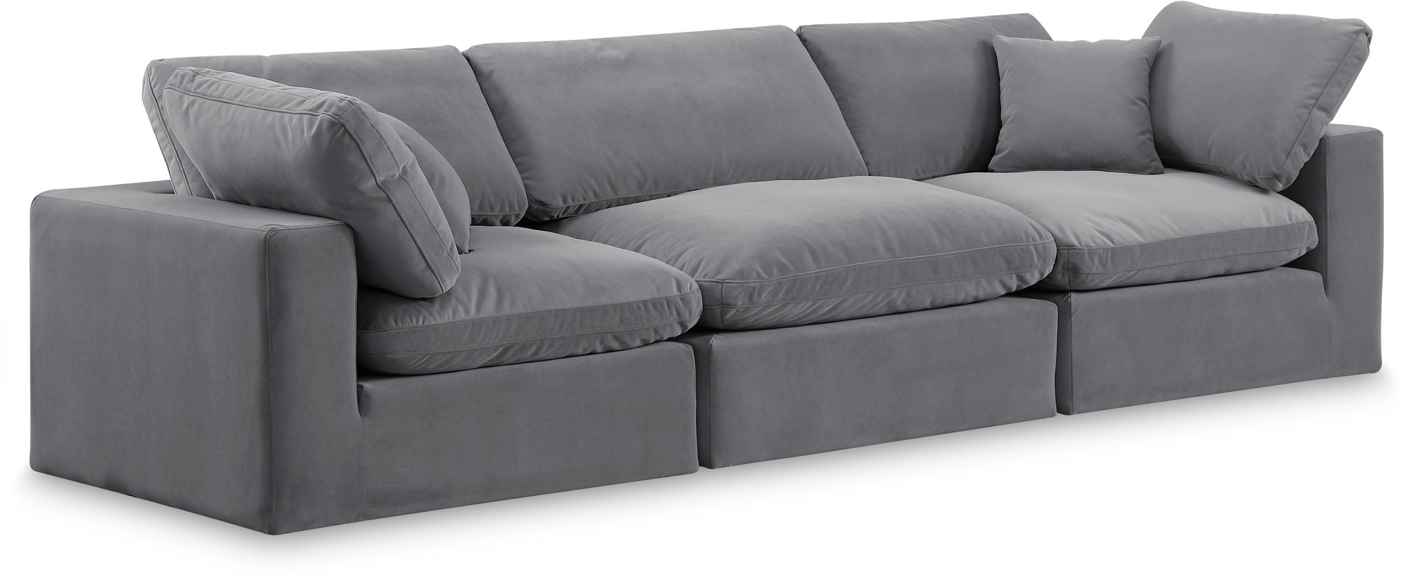 Comfy - Velvet Modular Sofa 3 Seats - Urban Living Furniture (Los Angeles, CA)