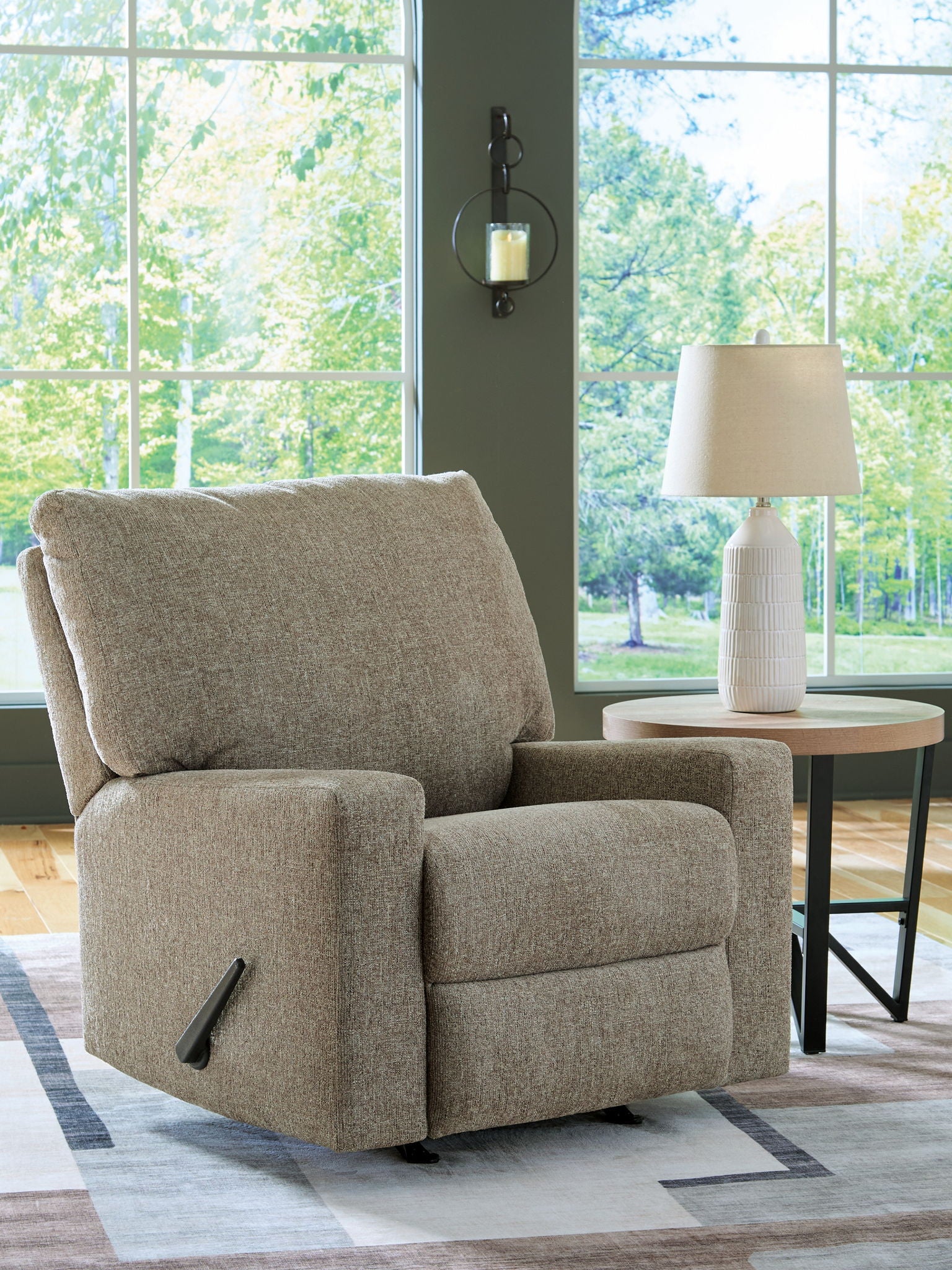 Newellen - Rocker Recliner - Beige - Urban Living Furniture (Los Angeles, CA)