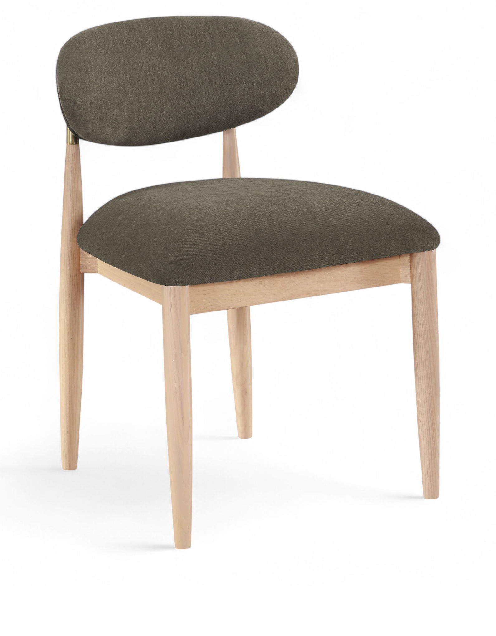Riccio - Fabric Dining Side Chair (Set of 2) - Natural Frame - Urban Living Furniture (Los Angeles, CA)