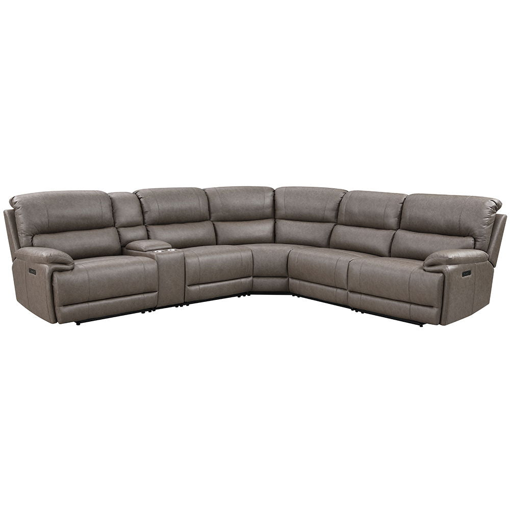 Kantu - Motion Sectional Sofa - Brown Synthetic Leather - Urban Living Furniture (Los Angeles, CA)