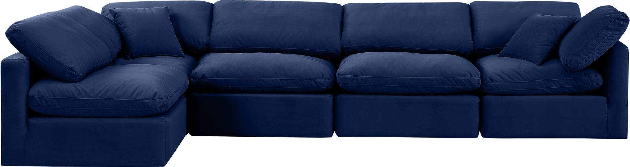 Indulge - Velvet 5 Piece Modular Sectional - Urban Living Furniture (Los Angeles, CA)