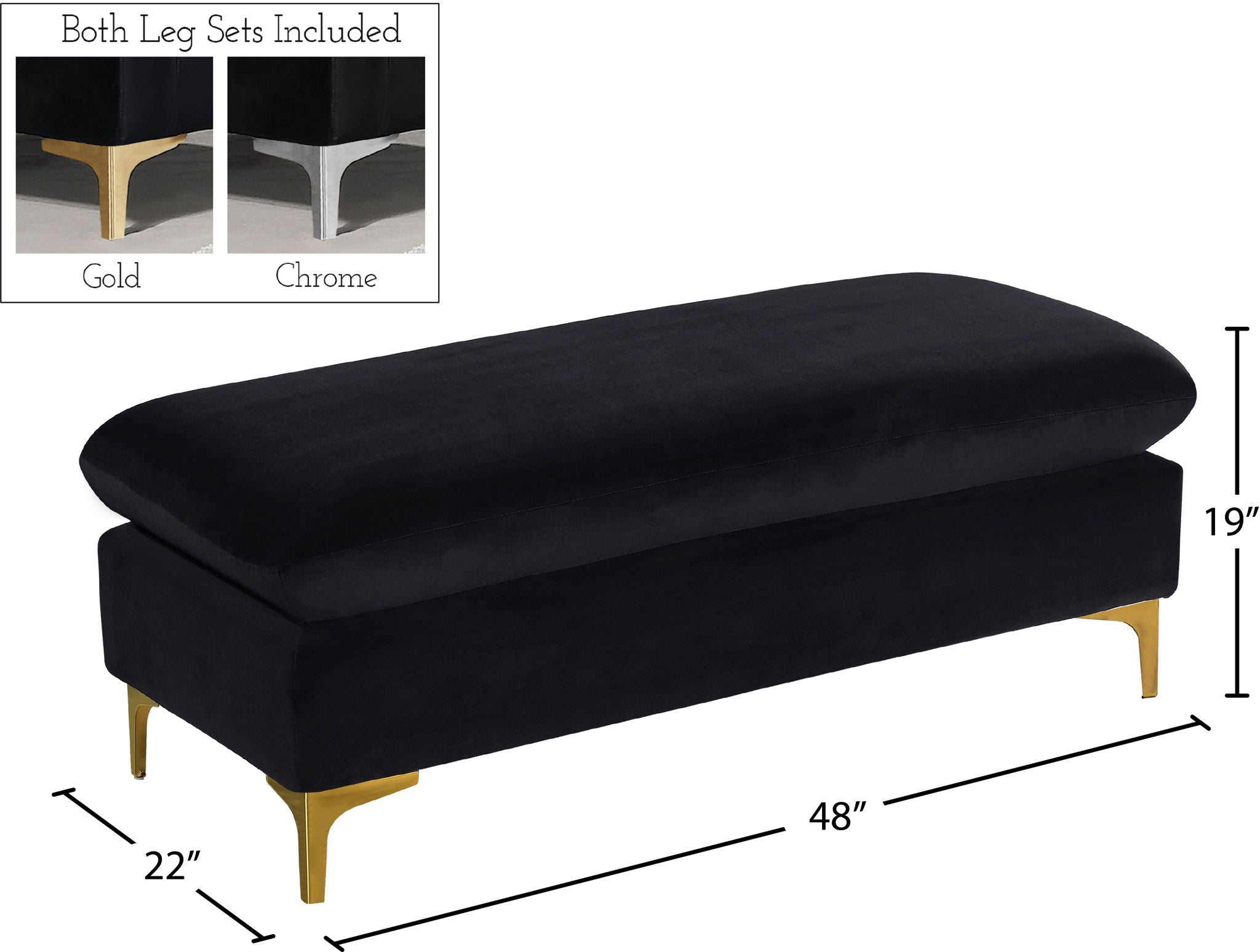 Naomi - Ottoman - Urban Living Furniture (Los Angeles, CA)